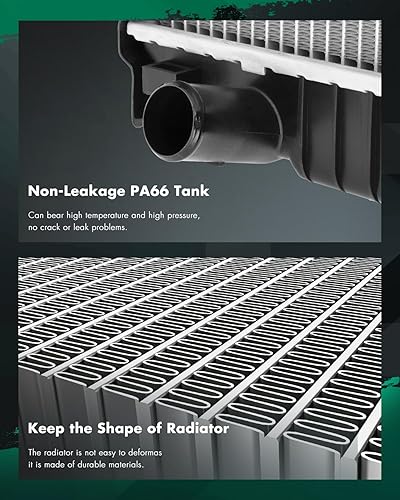 Vista 431 de SCITOO Reemplazo completo del radiador de aluminio para 1993-1998 para Toyota para T100 2.7L 3.0L 3.4L 2090 Radiador