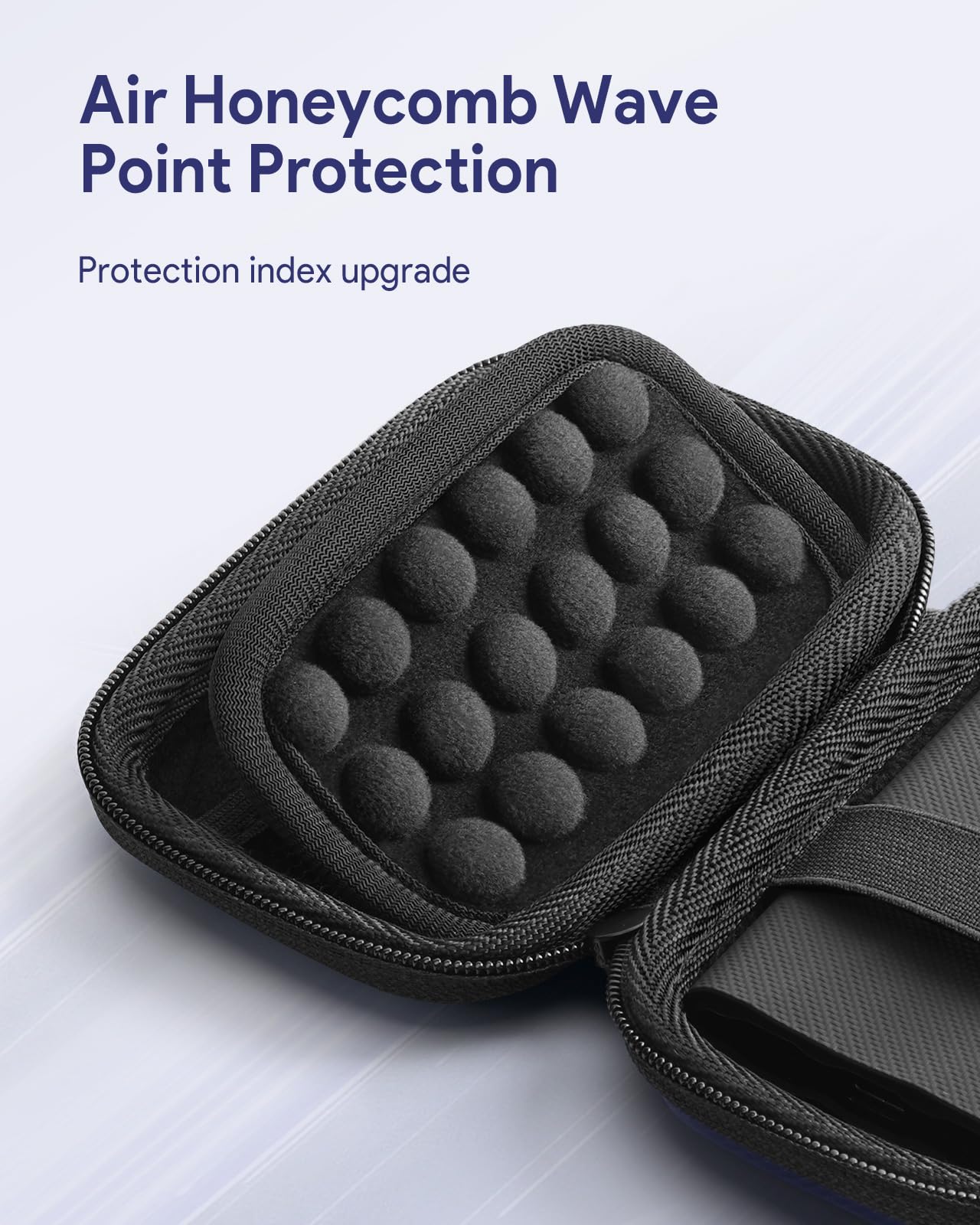 Coque SSD Samsung T9 T7 Shield T7 T7 Touch étui de voyage rigide bleu