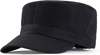 Military Hat, Army Hat, Conductor Hat, Military Cap, Army Cap, Cadet Hat, Cadet Cap, Patrol Cap,Painters Hat for Men