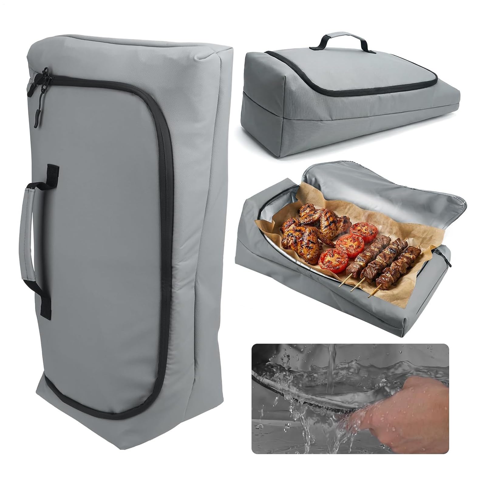 Torba do Odpoczynku Mięsa Szczelny organizer grillowy | Torba do odpoczynku mostka wołowego Do łopatki wieprzowej, restauracji, imprez, kuchni, ogniska, dla mężczyzn, tatusiów i