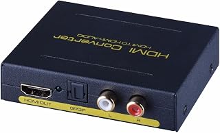 ViewHD HDMI Audio Extractor | Toslink Optical Digital Audio Output | Analog RCA L/R Stereo Output | HDMI v1.3 1080P 3D | Model: VHD-H2HSAs
