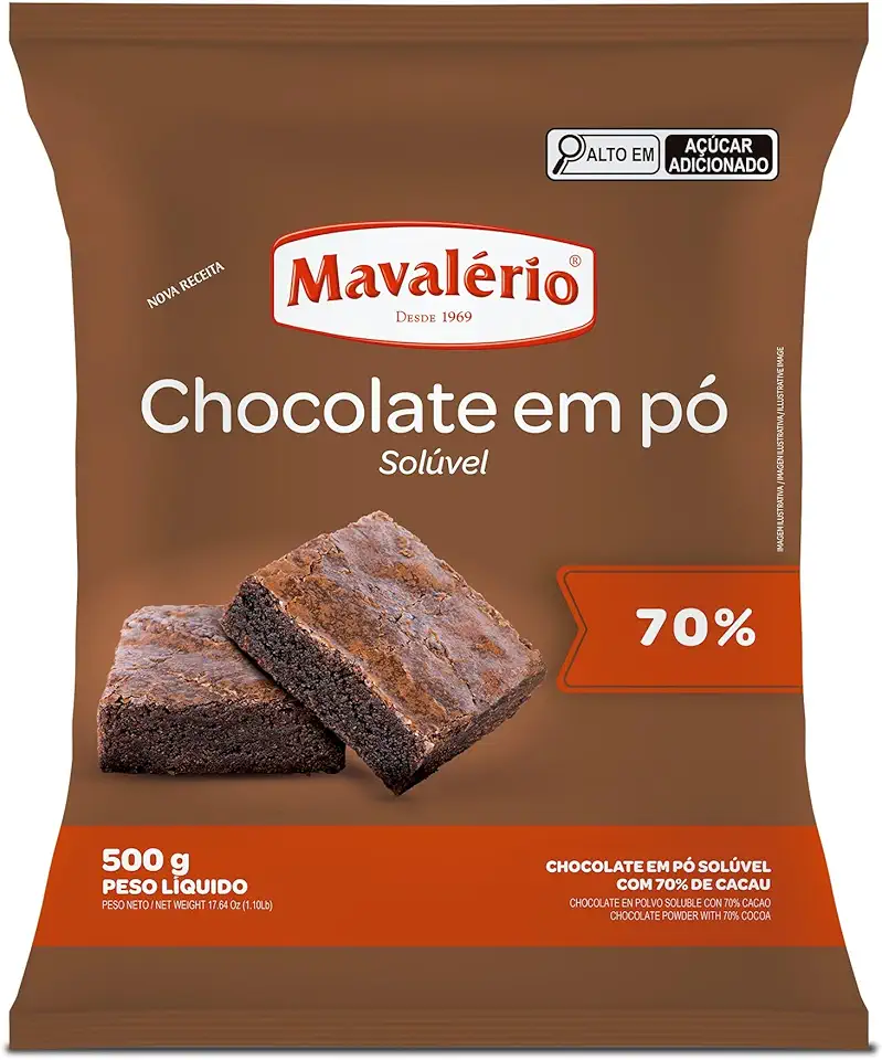 CHOCOLATE EM PO 70% 500G MAVALÉRIO