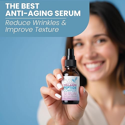 Miniatura 4 de Suero de péptido de colágeno para la cara, tratamiento facial antienvejecimiento con péptidos y ácido hialurónico, fórmula suave para pieles