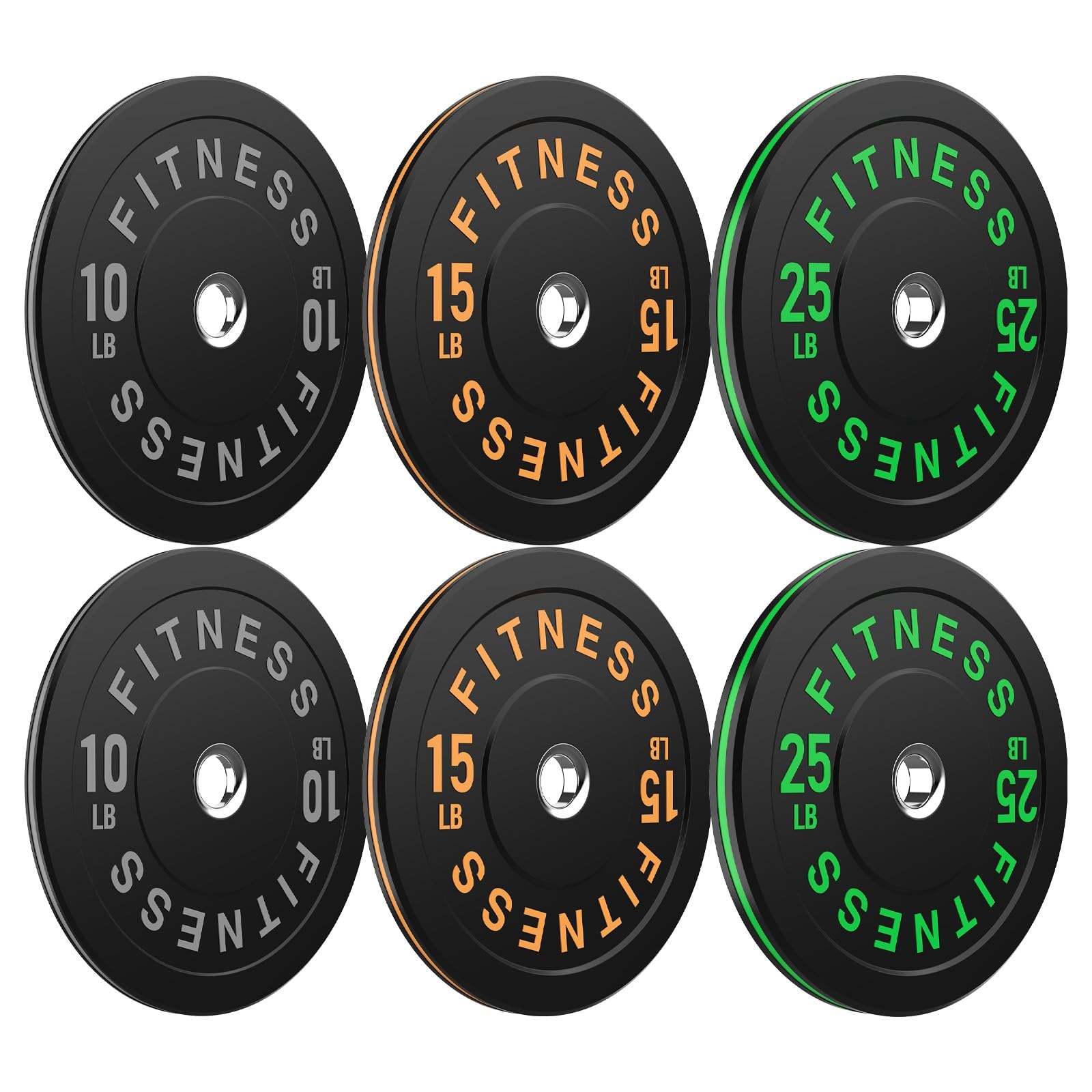 HANDBODE 2-Inch Low-Bounce Weight Plates