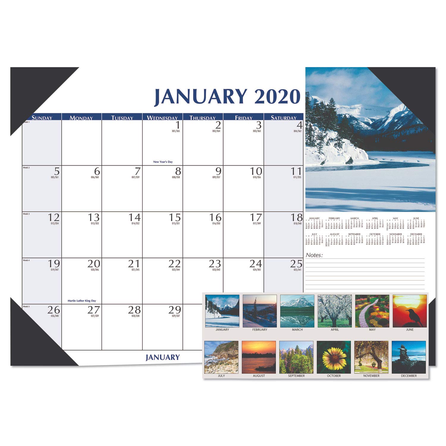 House Of Doolittle Earthscapes Scenic Calendar Desk Pad Julian Monthly