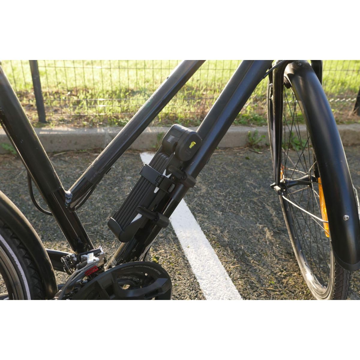 MICHELIN - Antivol Pliant Art à Clés - Antivol Vélo - Accessoire pour Vélo avec Support - Livré avec 2 Clés - Noir, Taille Unique - Compatible VAE (Vélo Électrique)