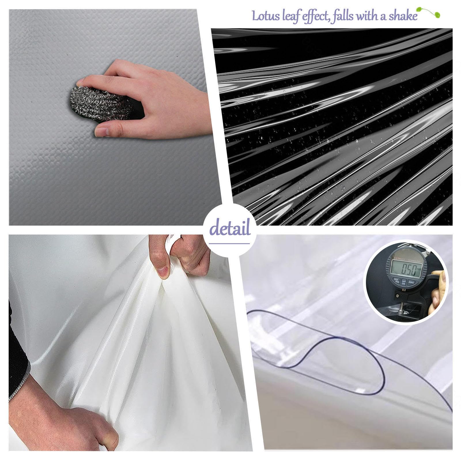 Rideaux Extérieurs Bâche Transparente,panneaux Latéraux en Bâche Imperméable ,rideaux en Bâche Clairs Avec Porte À Fermeture Éclair,rideau De Pluie Pergola Gazebo Porche,0.5mm,WxH-1.7x2m/5.6*6.6ft Rideaux Extérieurs Bâche Transparente,panneaux Latéraux en Bâche Imperméable ,rideaux en Bâche Clairs Avec Porte À Fermeture Éclair,rideau De Pluie Pergola Gazebo Porche,0.5mm,WxH-1.7x2m/5.6*6.6ft