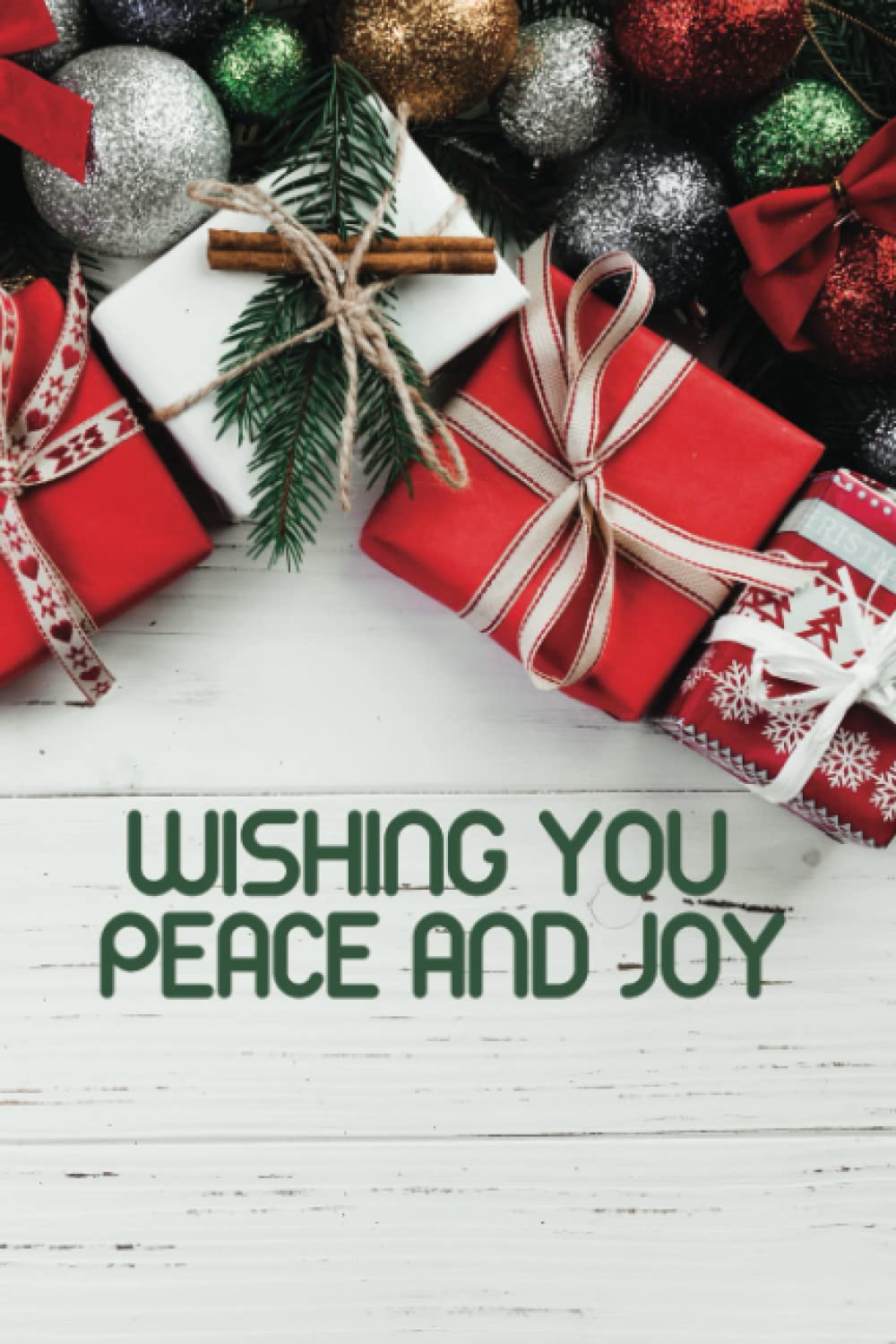 Wishing you peace and joy: Password Keeper with Alphabetical tabs. Internet Address & Password Keeper Logbook, Medium Size 6"x9" Journal Notebook for Password Organization & Saving Website Logins
