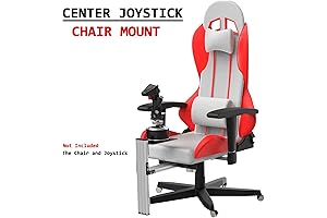 EG STARTS Flight Sim Chair Mounts Center Joystick Chair Mount for Thrustmaster T-Flight Hotas 4