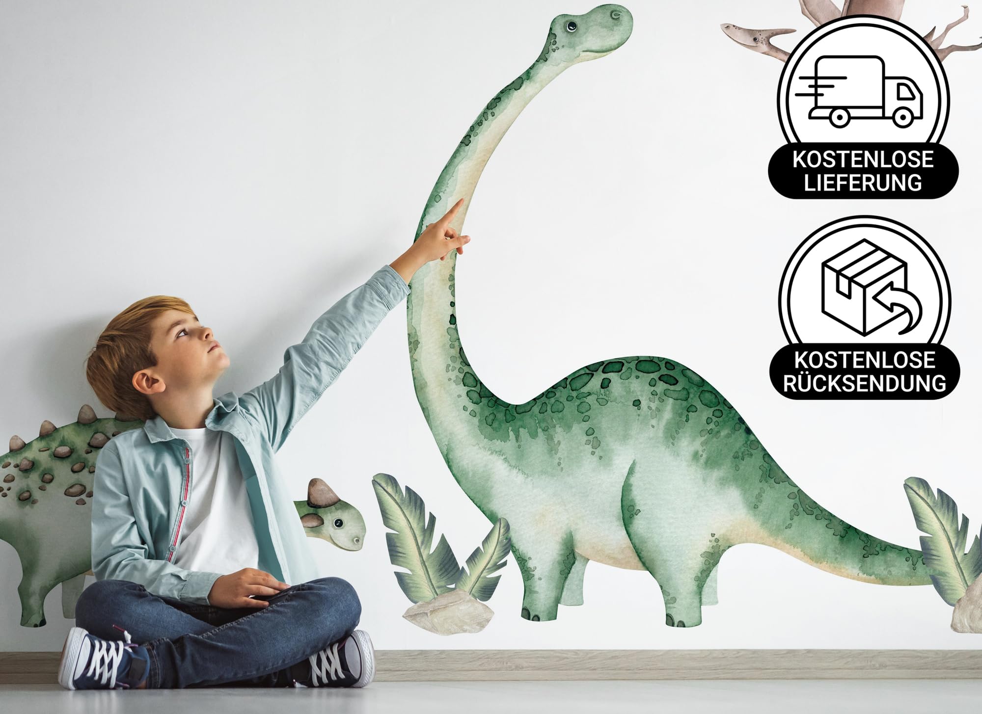 Adesivi Murali Bambini - Sticker Personalizzati [370x200cm] Adesivi Murali Dinosauri | Adesivi Cameretta Bimba, Adesivo Nome Personalizzato, Adesivi Murali Bambina, Adesivi Nome | os3204