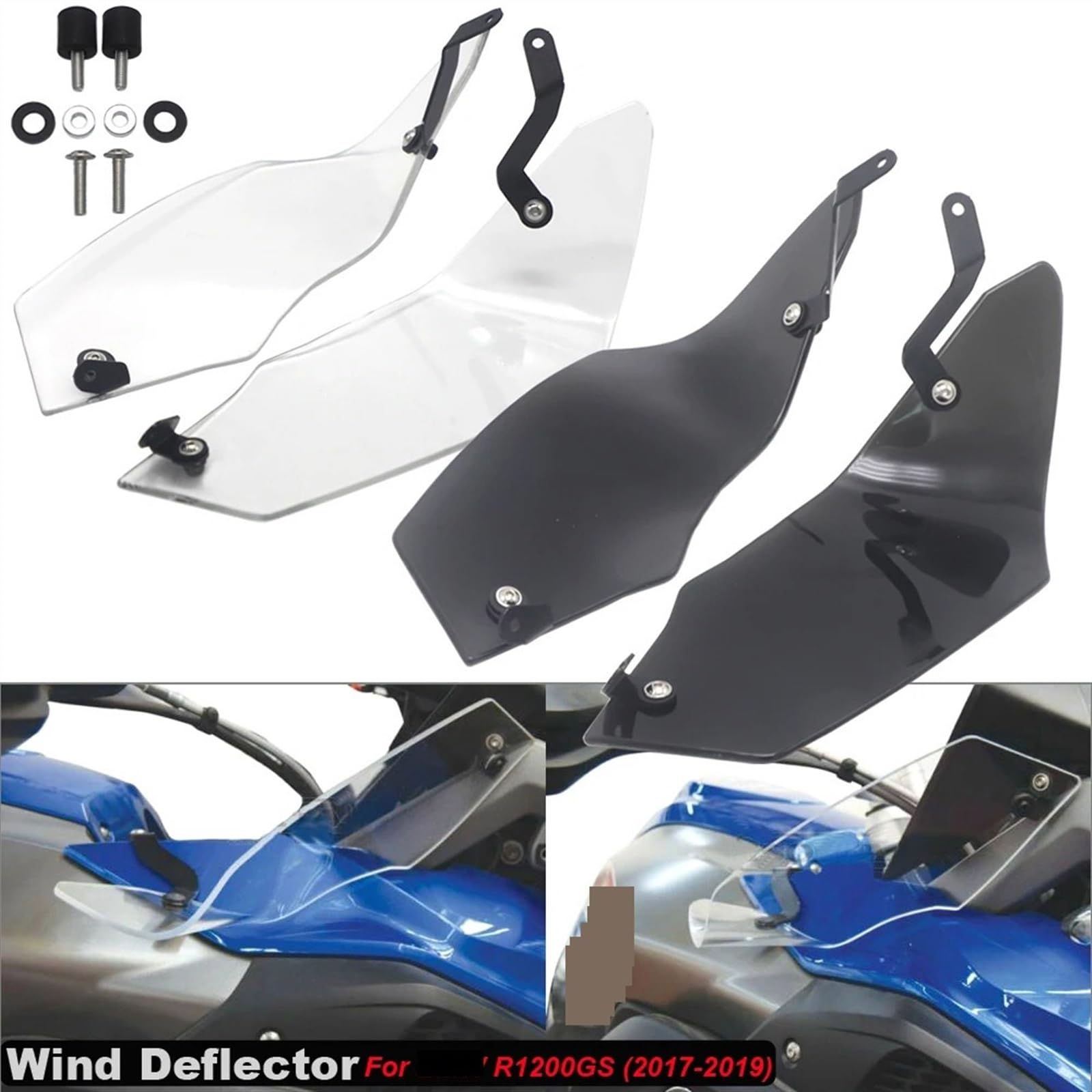 Paramani Per Le Mani Protecter Vento Deflettore Coppia Parabrezza Paramani Copertura Pannelli Laterali Per BMW Per R1200GS R1250GS LC Rally Exclusive 2017/Rallye 2018/HP 2019(1)