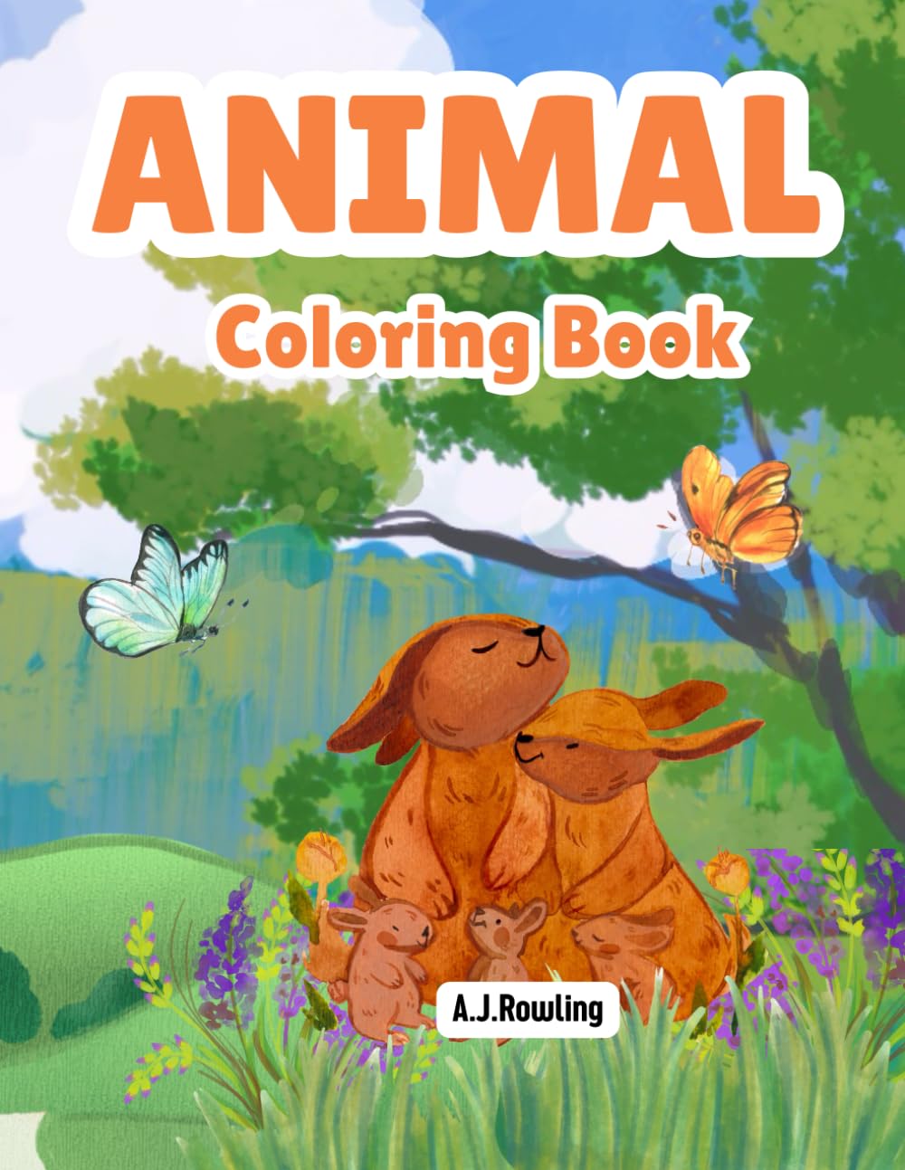 My First Animal Coloring Book: Big, Simple Pictures for Little Hands