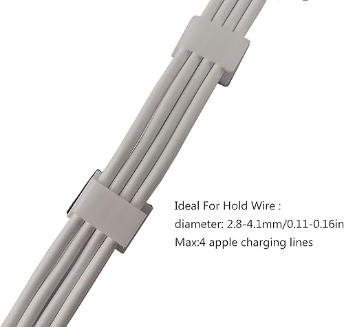 Miniatura 6 de Threetwofour Clips de tira de luz LED, soportes de montaje autoadhesivos, abrazadera de cable para tira de luz LED IP65 de 8 a 0.394in de ancho,