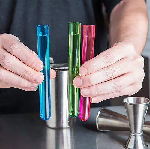 Miniatura 2 de Vasos de chupito de tubo de ensayo - Paquete de tiradores de 33-34 oz (azul)