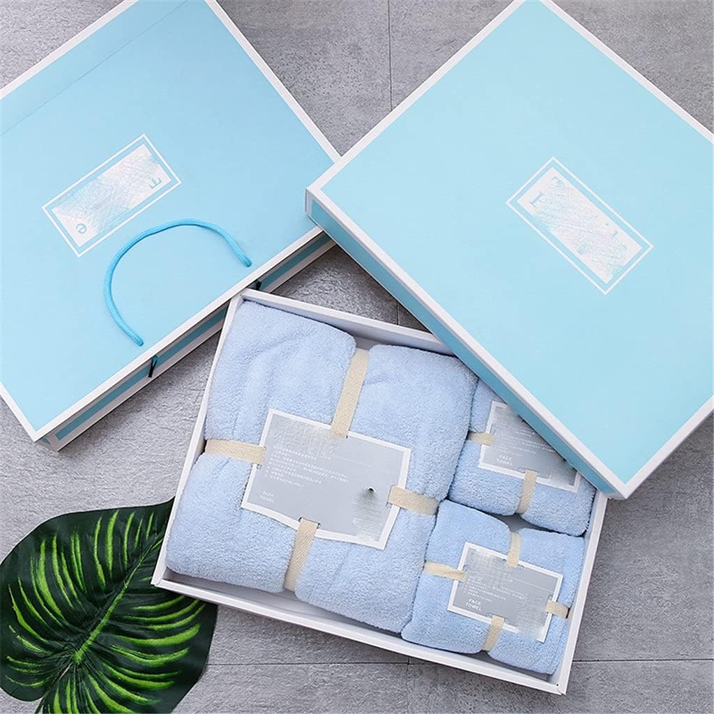 Coral Fleece Towel Bath Gift Box Three-piece Soft and Comfortable Absorbent
