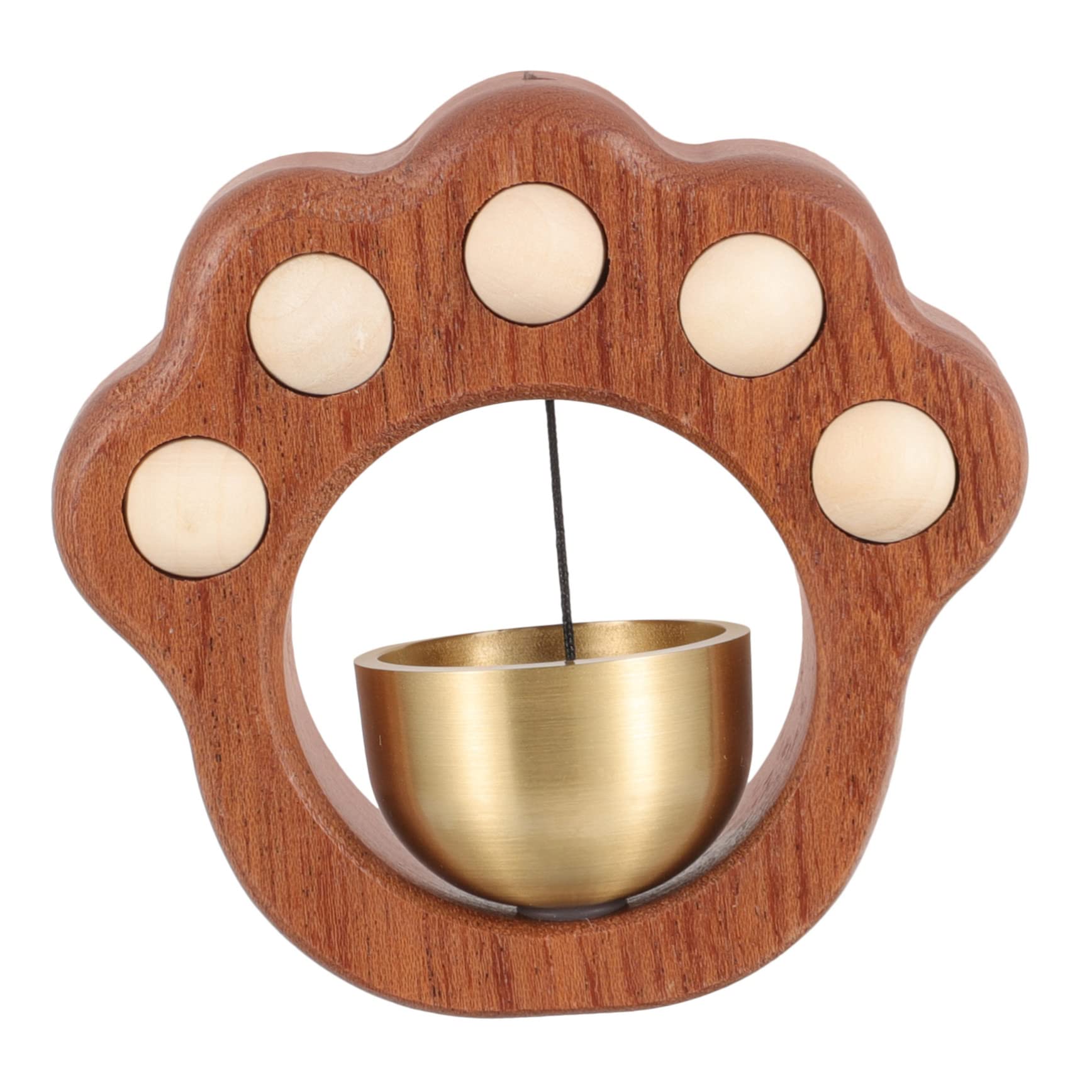Sonnette de porte mécanique en bois pour ne plus rater l'arrivée des clients
