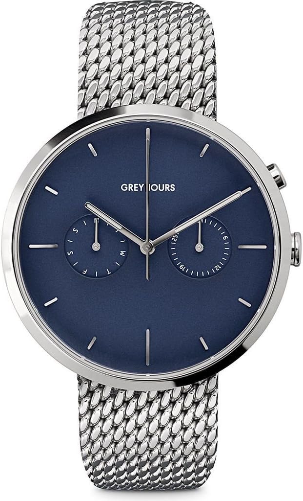 Vision Steel Blue Watch | Silver