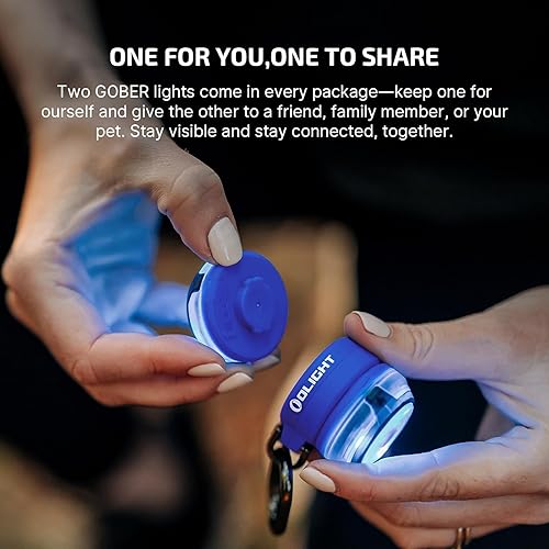 Miniatura 2 de OLIGHT Gober 2 luces de seguridad, LED de alta visibilidad con 6 ajustes de color y 4 modos de iluminación, advertencia intermitente recargable
