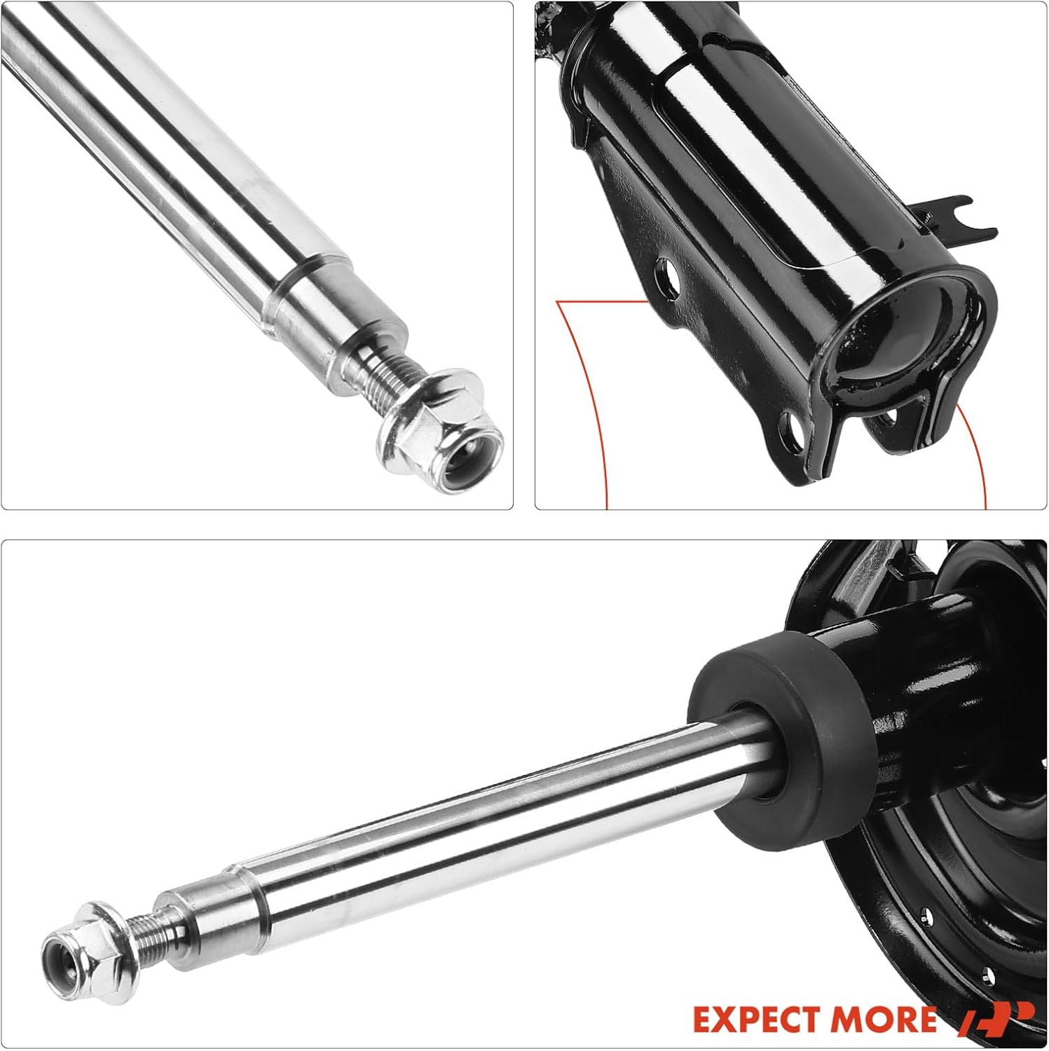 A-Premium Front Strut Shock Absorber without Coil Spring Compatible with Buick LaCrosse 2017 2018 2019, w/o Electronic Adjustable Suspension, 2-PC Set