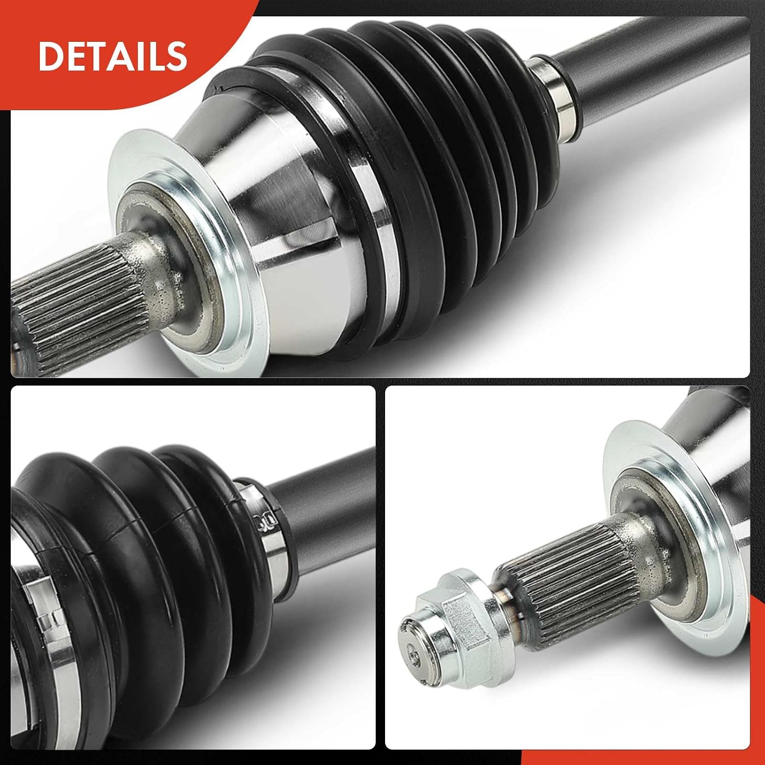 A-Premium Front Left CV Axle Shaft Assembly Compatible with Cadillac ATS 2013-2019, AWD