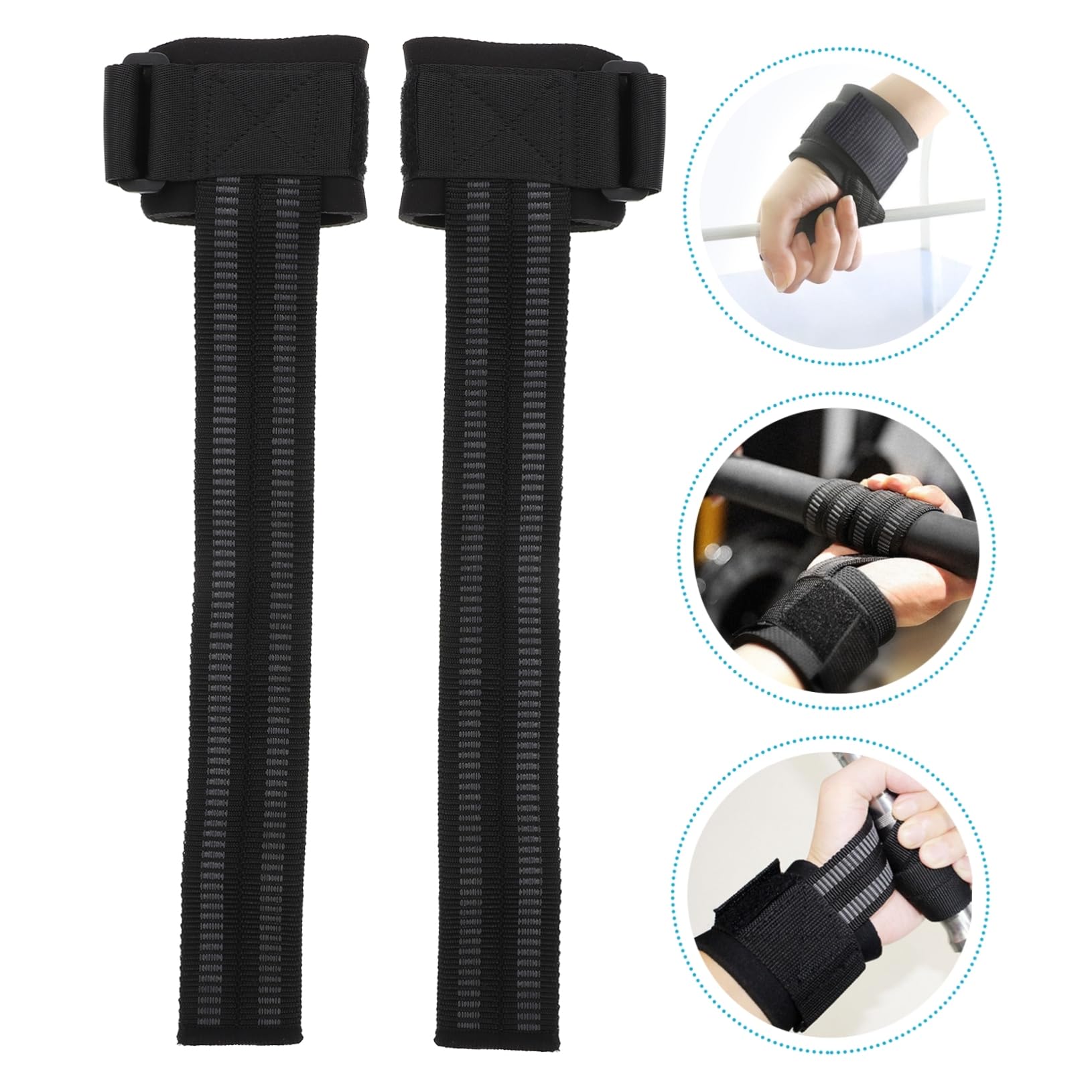 BESPORTBLE 3 Paires De Sangles d'exercice du Carpien pour Bol À Main Ceinture De Levage Entraînement pour Hommes Bandes De Poignet Mécaniques Force De Gymnastique Boost De Traction