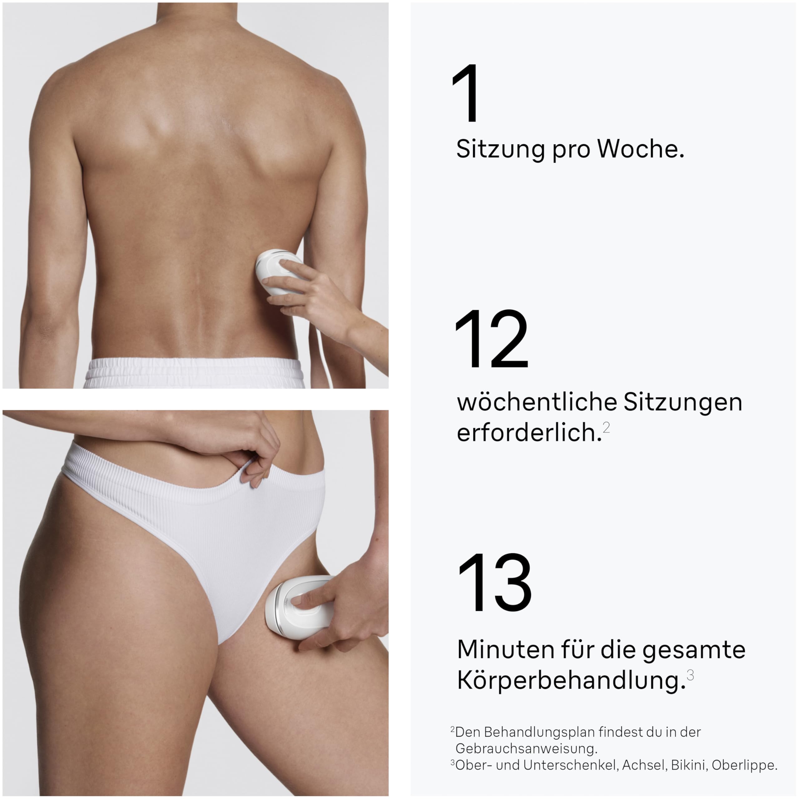 Braun Silk·expert Mini PL1104 IPL Haarentfernung Weiß Dauerhafte Haarentfernung