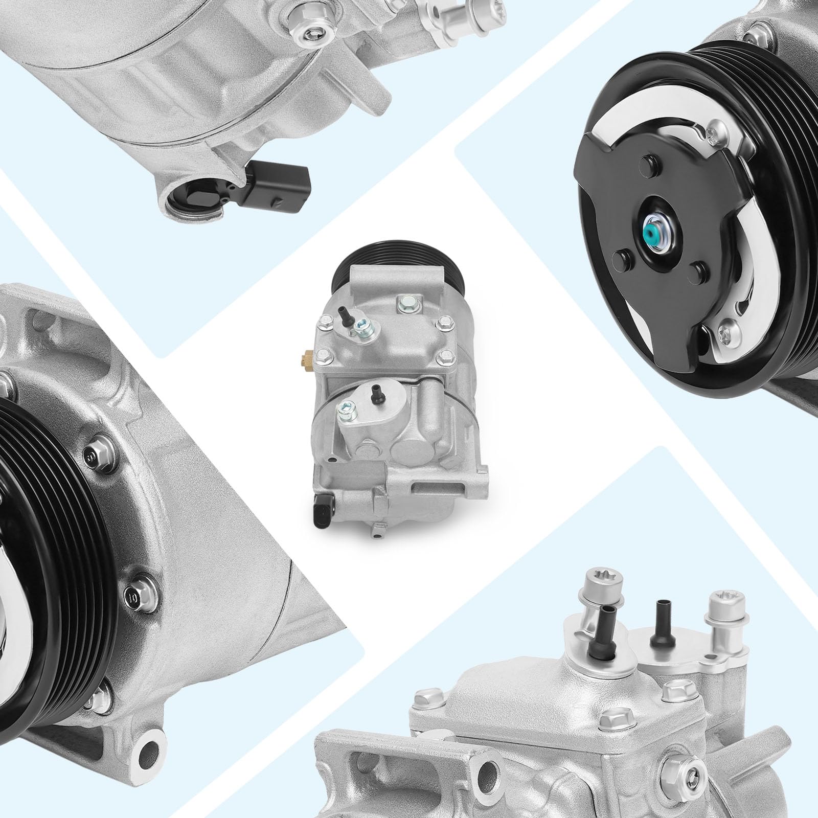 Compresseur de climatisation, compresseur de climatisation, compresseur de climatisation de rechange pour voiture, camion ou SUV, etc
