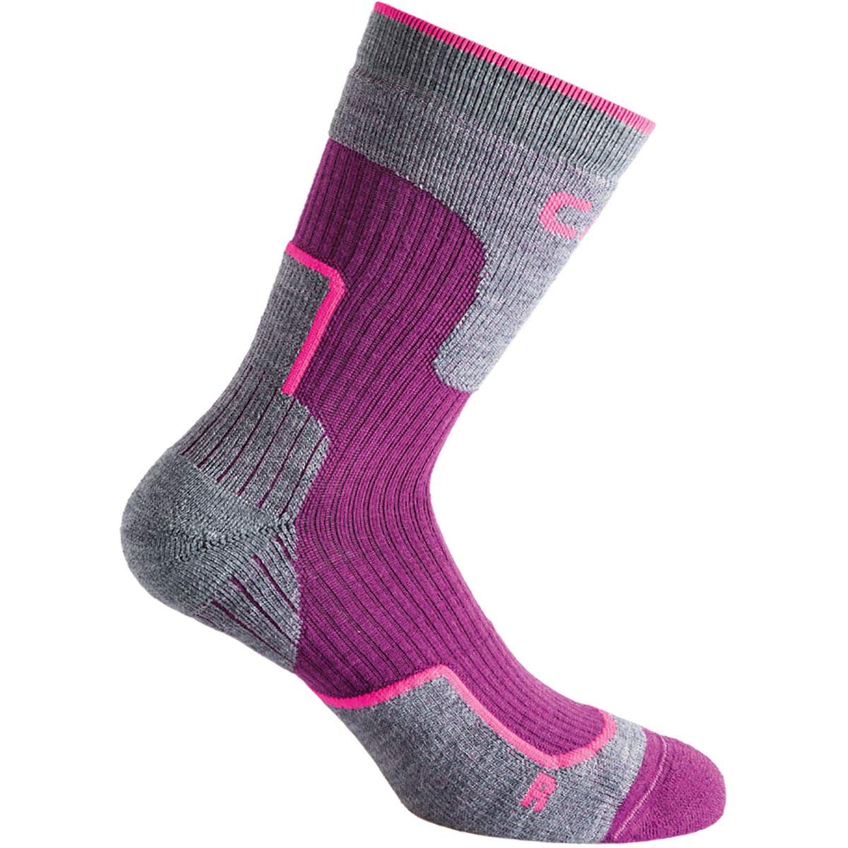 CMP - Kids Trekking Sock Wool Mid, Purple, 31/33