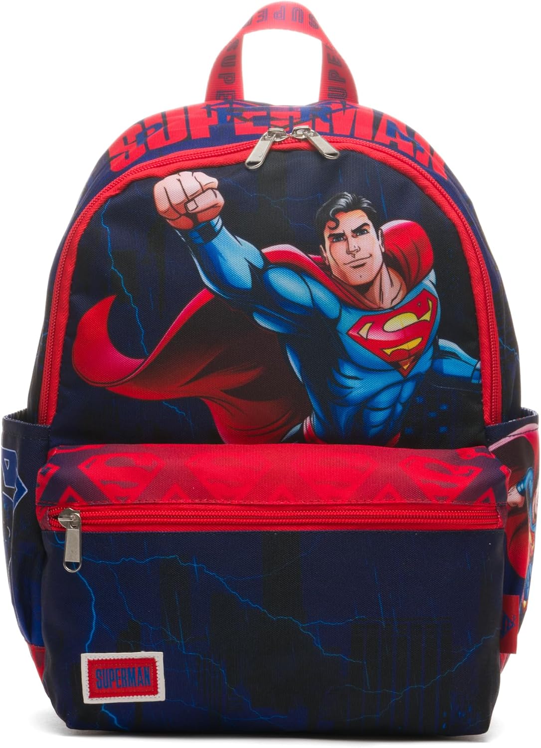Wondapop Superman Up Up and Away 13" Deluxe Nylon Mini Daypack