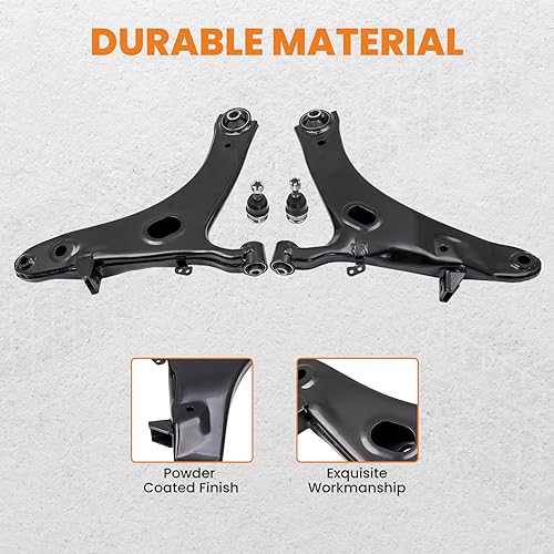 Miniatura 3 de maXpeedingrods Brazos de control inferiores delanteros para Subaru Forester 2009-2013, para Subaru Impreza 2011-2014 con conjunto de rótula,