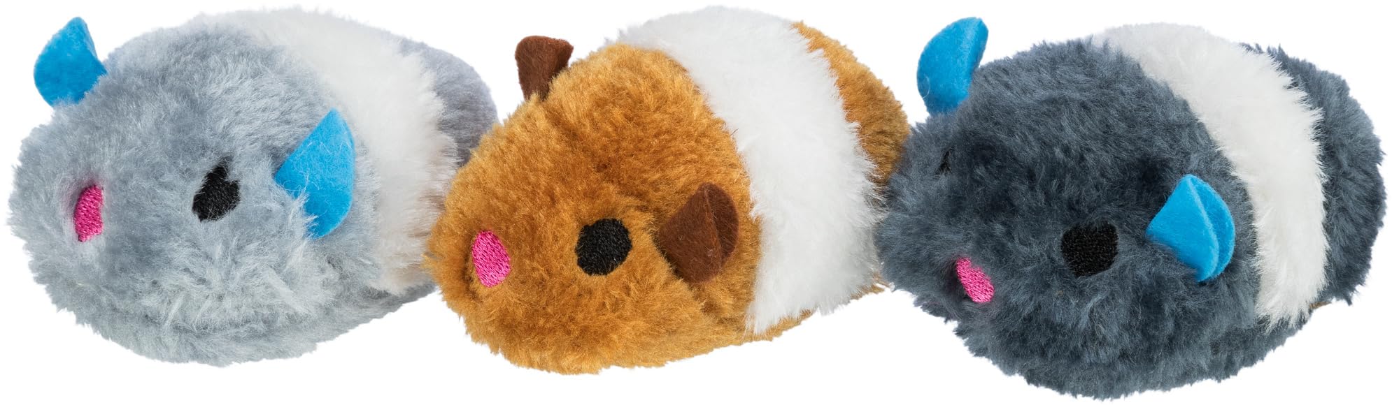 Petlinks Flutter Mouse Cat Toy Feathery Mice 2 Pack