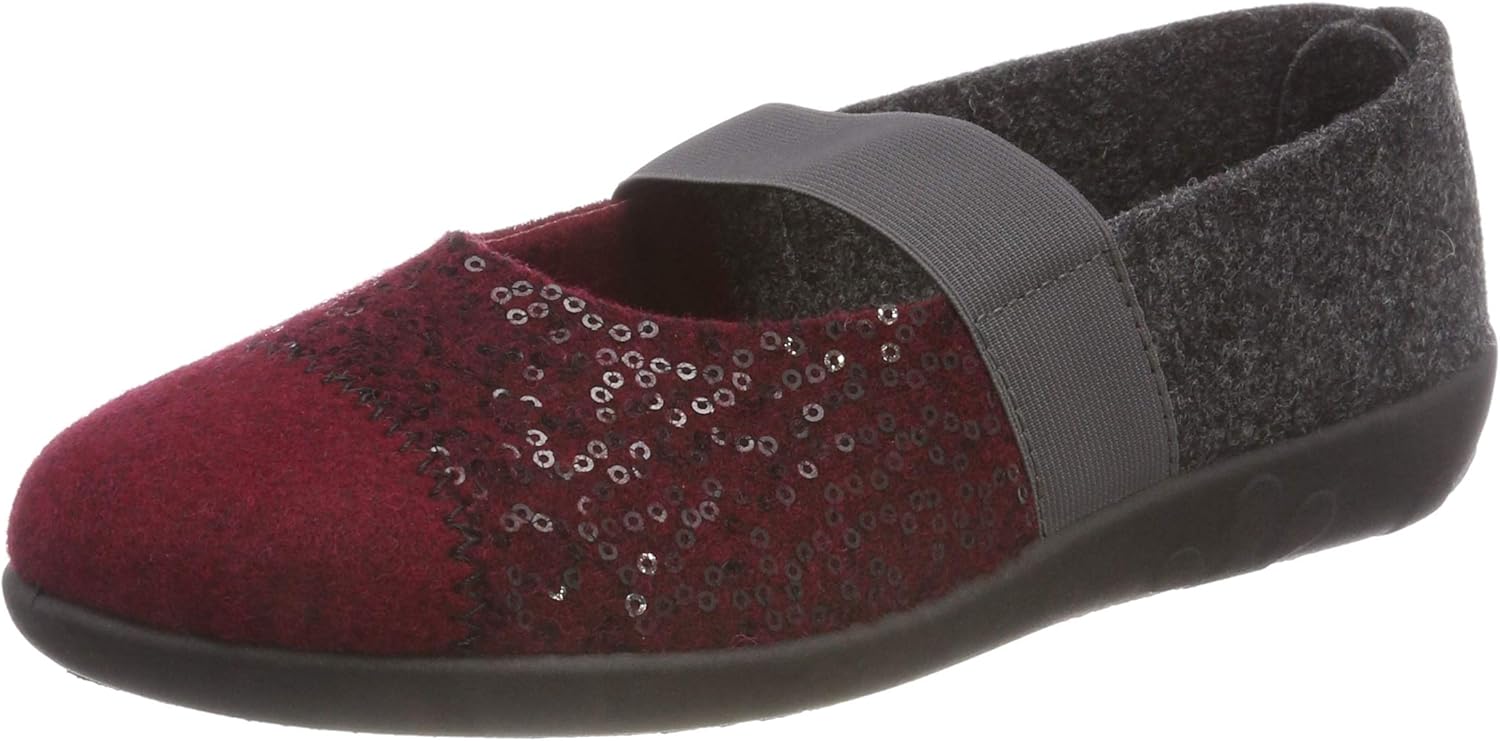 Rohde Women's Ballerup LowTop Slippers, Red Wine Red 48, 8 UK Clothing, Shoes