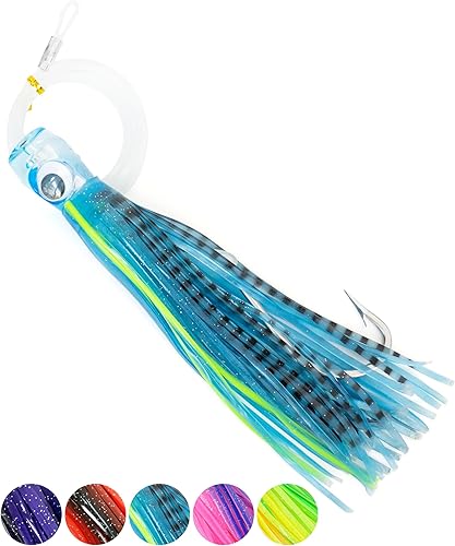 BLUEWING Señuelo de pesca grande de 6 pulgadas9 pulgadas11 pulgadas12 pulgadas14 pulgadas15 pulgadas20 pulgadas, aparejos de agua salada con gancho