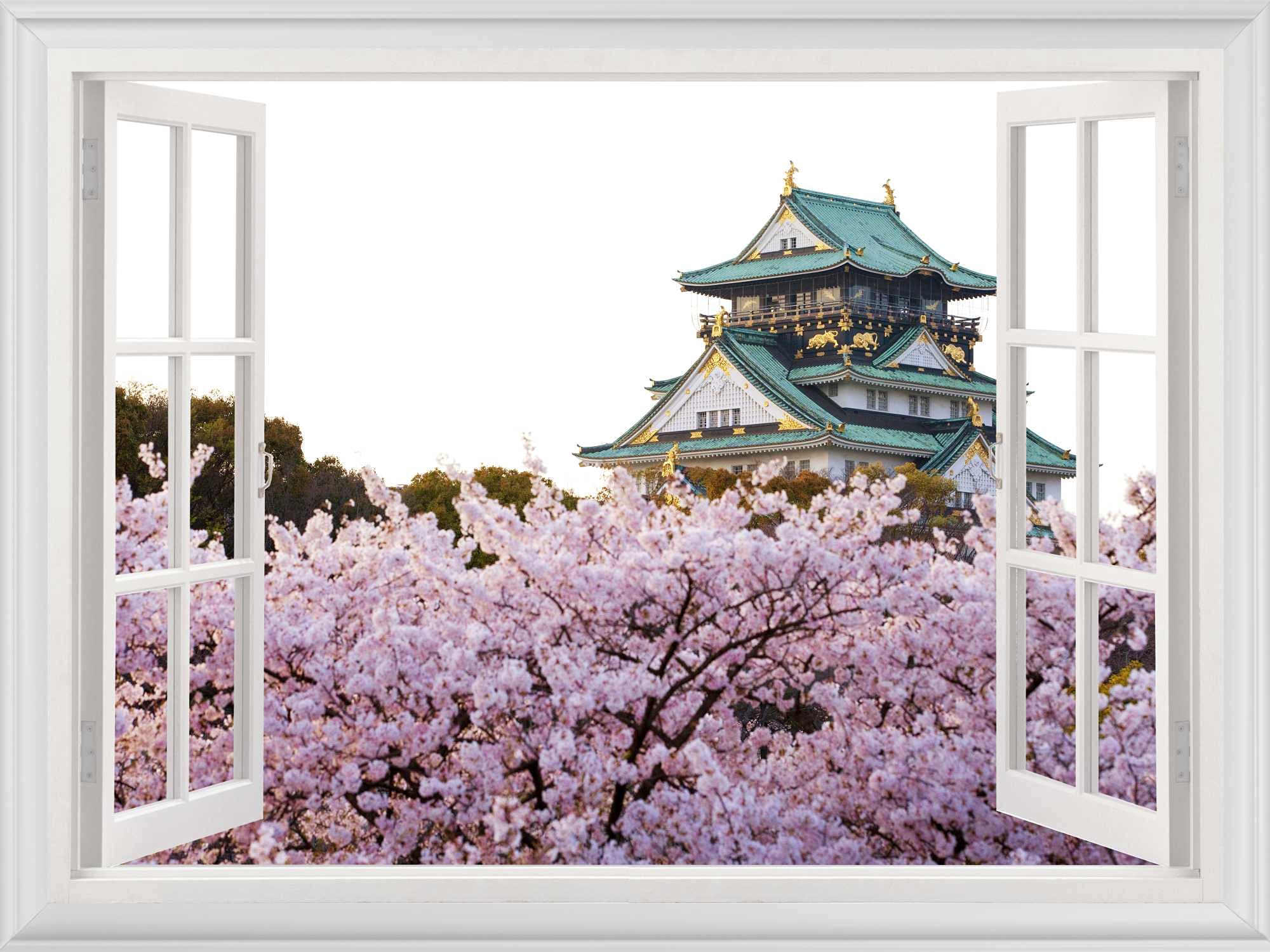 Amazon.com: Cherry Blossom Decal Japanese Sticker Flower Window