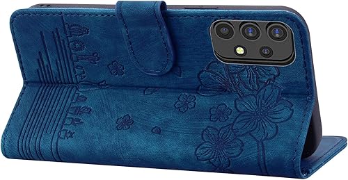 Miniatura 2 de Funda con tapa para Samsung Galaxy A32 5G de 6.5 pulgadas, funda de piel sintética con cierre magnético de alta calidad con función de soporte de