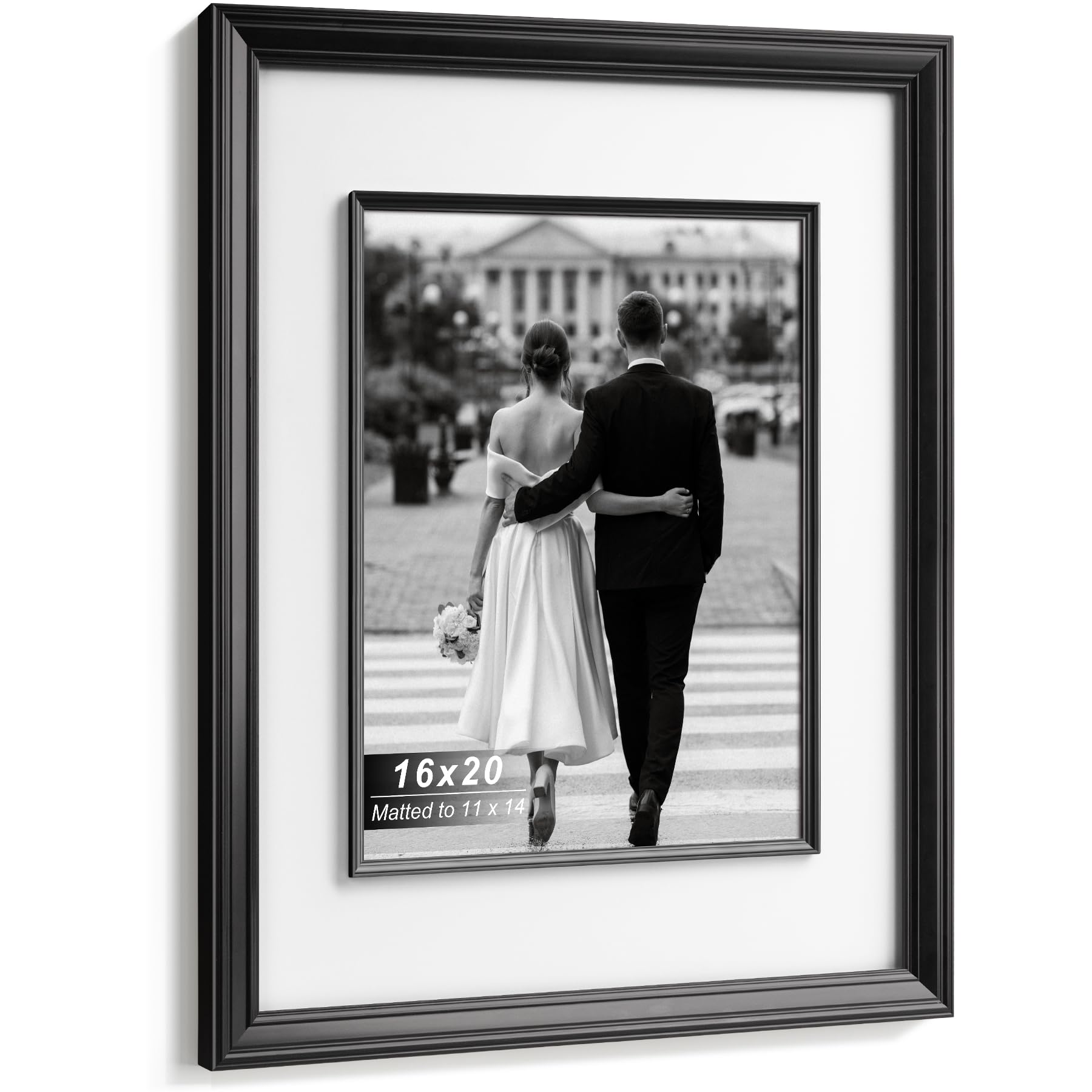 Amazon.com - Yaetm 16x20 Black Picture Frame with Decorative Inner