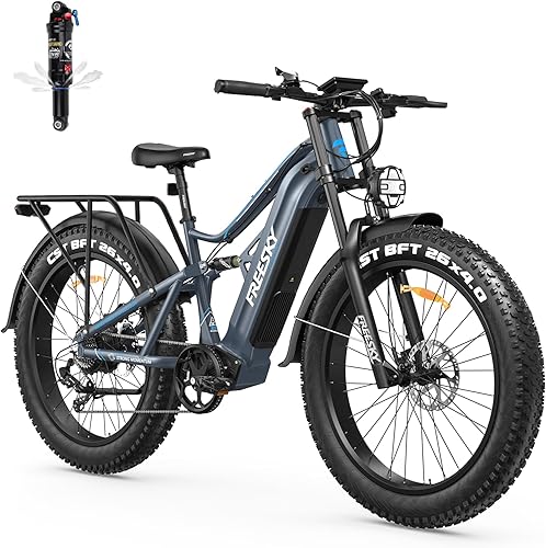 Vista 22 de FREESKY Bicicleta eléctrica BAFANG de 2500 W para adultos, 48 V 30 Ah Samsung Cells batería extraíble Ebike 120 millas, 38+MPH, 26 pulgadas Fat Tire