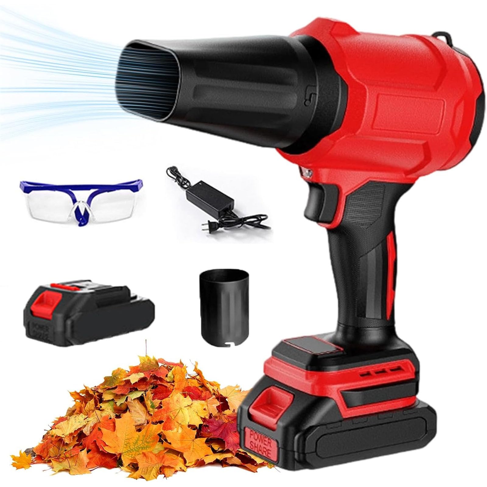 Bullseye Blower : ventilateur sans fil turbo jet de 450 CFM pour l'entretien extérieur