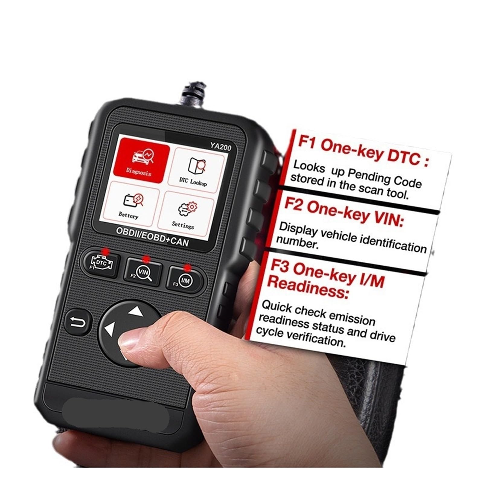 Herramienta de diagnóstico del Sistema Motor automóvil OBD2 Detección OBD Multilingüe Herramienta de diagnóstico