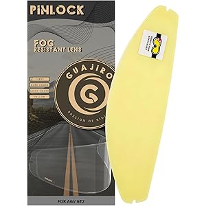 Inserts For Visor AGV GT2 Pinlock Lens 70 Clear J&S