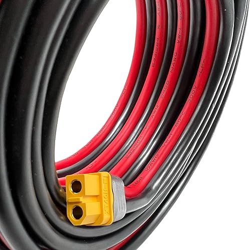 Miniatura 9 de Cable de extensión adaptador XT60, XT60 a conector solar 12 AWG cable conector de panel solar compatible con Bluetti Ecoflow River Delta Series