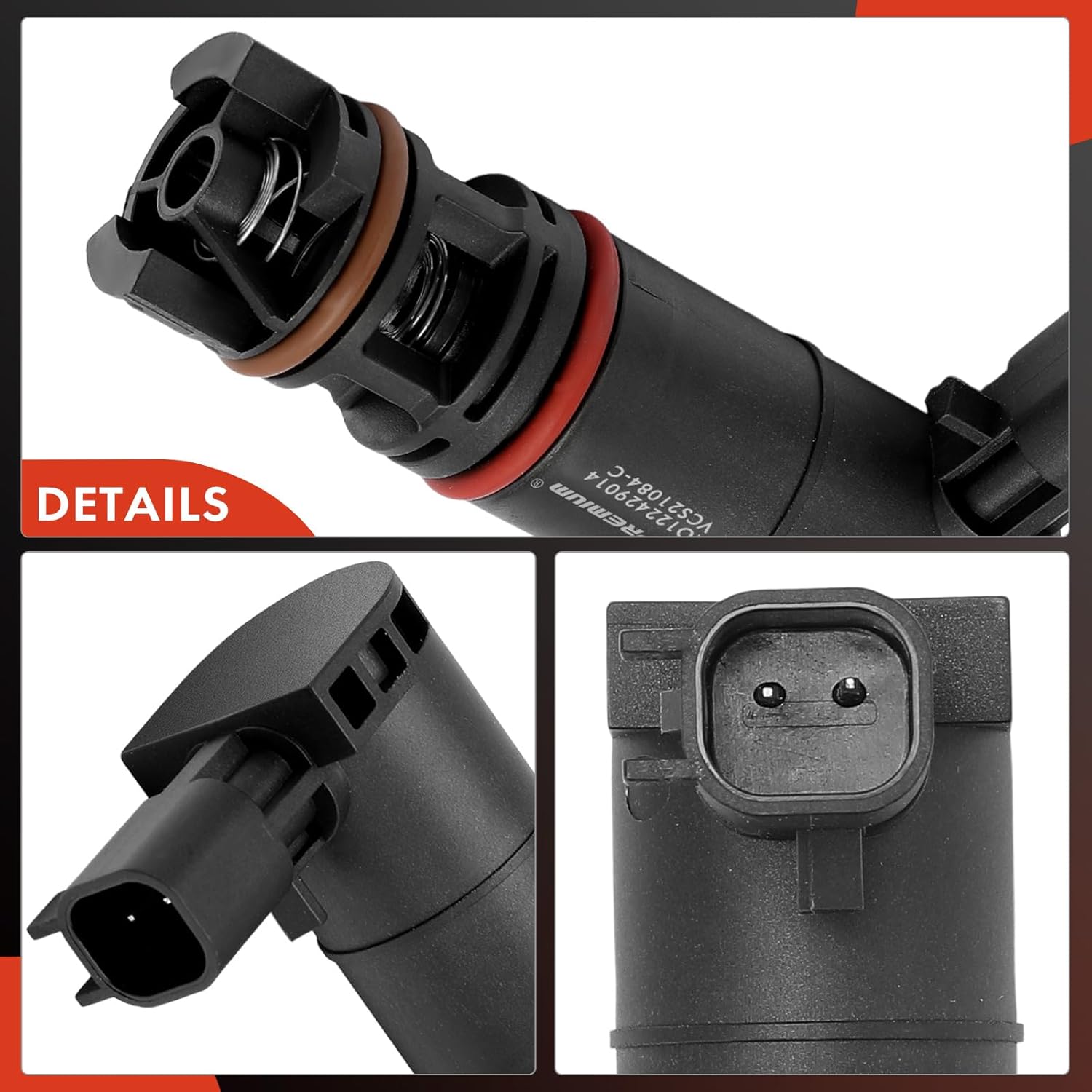 A-Premium Vapor Canister Vent Solenoid Valve Compatible with Chevrolet Equinox, Malibu, Cruze, Sonic & GMC Terrain & Buick Encore, LaCrosse, Regal & Cadillac SRX, CTS & Saab 9-5