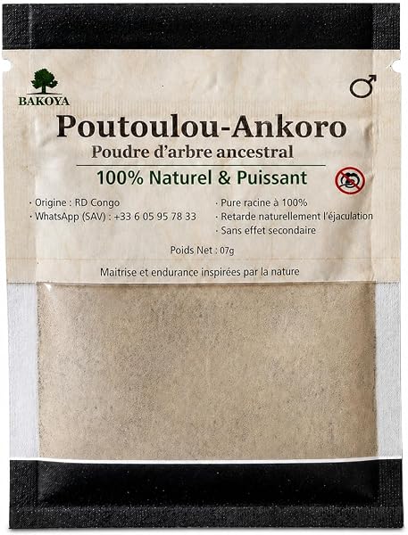 Poutoulou Ankoro - 100% Natural Retardant - Alternative Spray / Chemical Gel - Pure Quality (No Mix) - 7g - 1