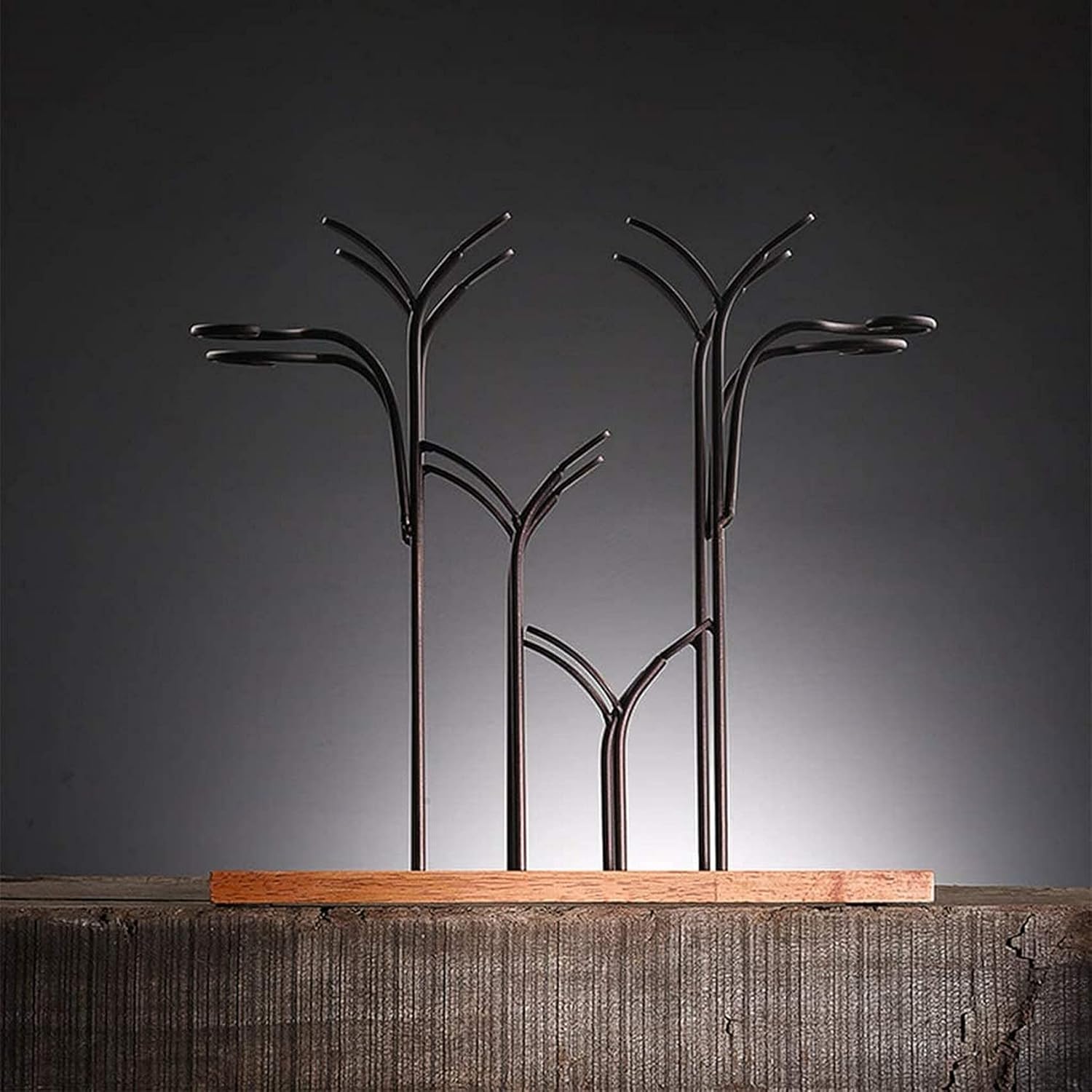 Wine Rack Storage Wine Rack, Freestanding 4/6/8 Bottle Wooden Wine Rack Antique Storage Box A