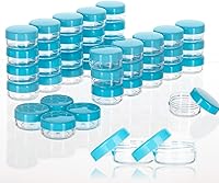 Vista 18 de ZEJIA Contenedores de muestra de 0.11 onzas con tapas, 200 frascos de muestra pequeños, recipientes de cosméticos de maquillaje de 0.11 onzas