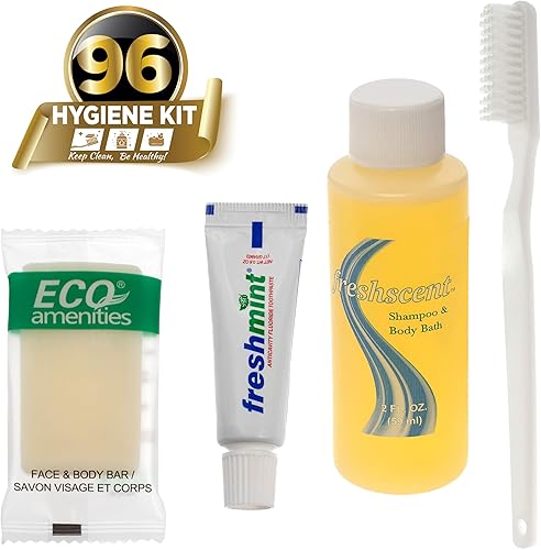 Miniatura 8 de Caja grande a granel de artículos de aseo y artículos de aseo Airbnb prémium para adultos para mujeres hombres viajes organización benéfica Kit