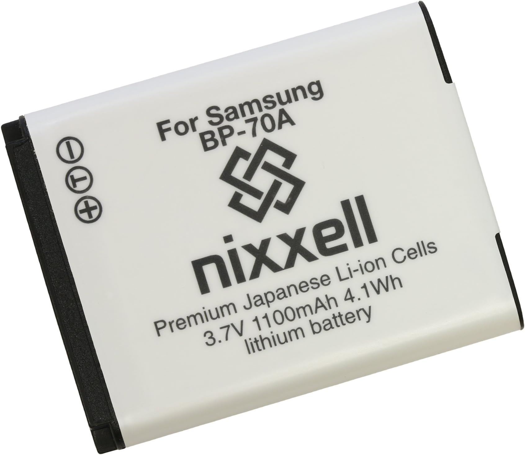 Nixxell Battery for Samsung BP70A, EA-BP70A and Samsung AQ100, DV150F, ES65, ES67, ES70, ES71, ES73, ES74, ES75, ES80, MV800, PL20, PL80, PL90, PL100, PL101, PL120, PL170, PL200, PL201, SL50, SL600, SL605, SL630, ST30, ST60, ST61, ST65, ST66, ST67, ST70, ST71, ST72, ST76, ST80, ST90, ST93, ST95, ST100, ST150F, ST700, ST6500, TL105, TL110, TL205, WB30F, WB35F, WB50F, WP10 (Fully Decoded)