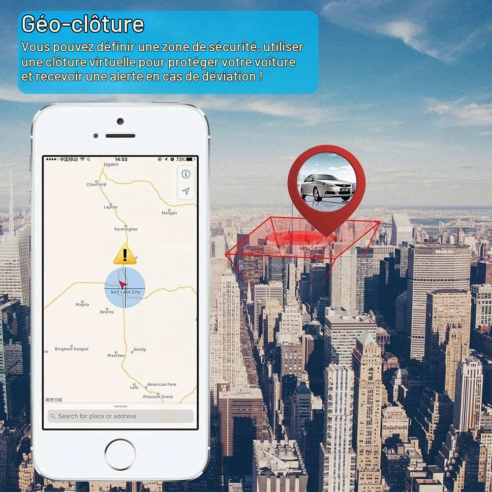 Zeerkeer 4G Traceur GPS 20000mah Super Longue Durée de Veille 6 Mois D'enregistrements de Suivi Historiques Peuvent être Consultés Précision de Positionnement Précise Jusqu'à 5 Mètres Magnet Construit