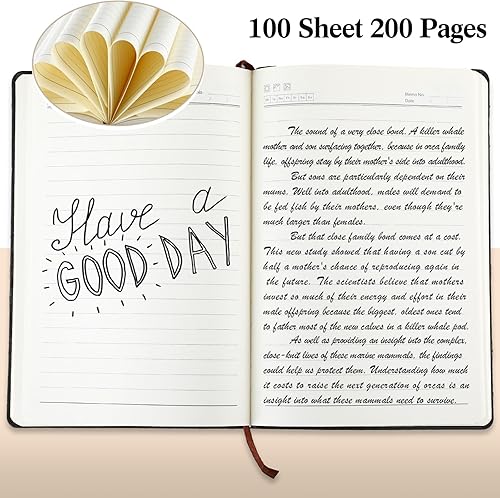 Miniatura 3 de Jetec Paquete de 30 cuadernos con 30 bolígrafos, bloc de notas de cuero de tapa blanda A5 a granel con bolígrafo para escuela, negocios, trabajo,