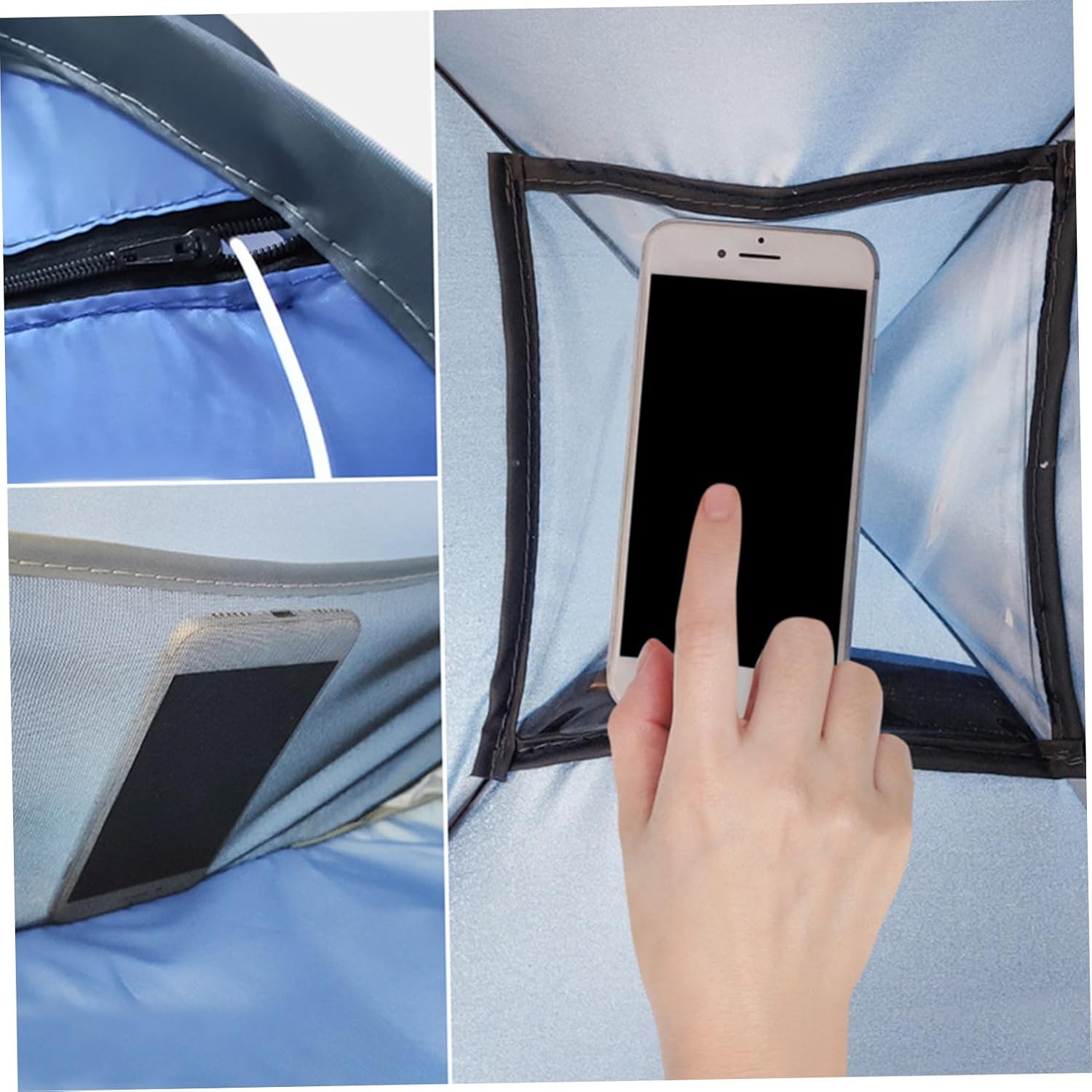 BESPORTBLE Automatic Pop Up Beach Tent Portable Sunshade Shelter UV Protection Camping Awning for Outdoor Fishing Hiking Golfing with Quick Setup in Sapphire Blue